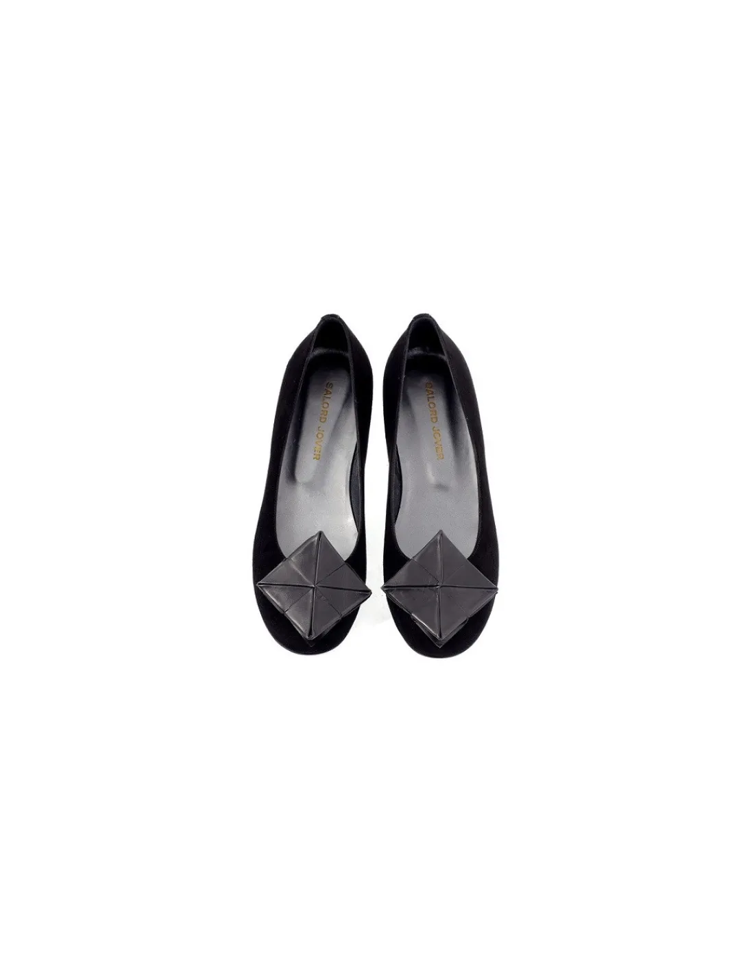 Damskie C.doux c. DOUX czarne baleriny z naturalnych skor, zamsz polaczony ze skora licowa