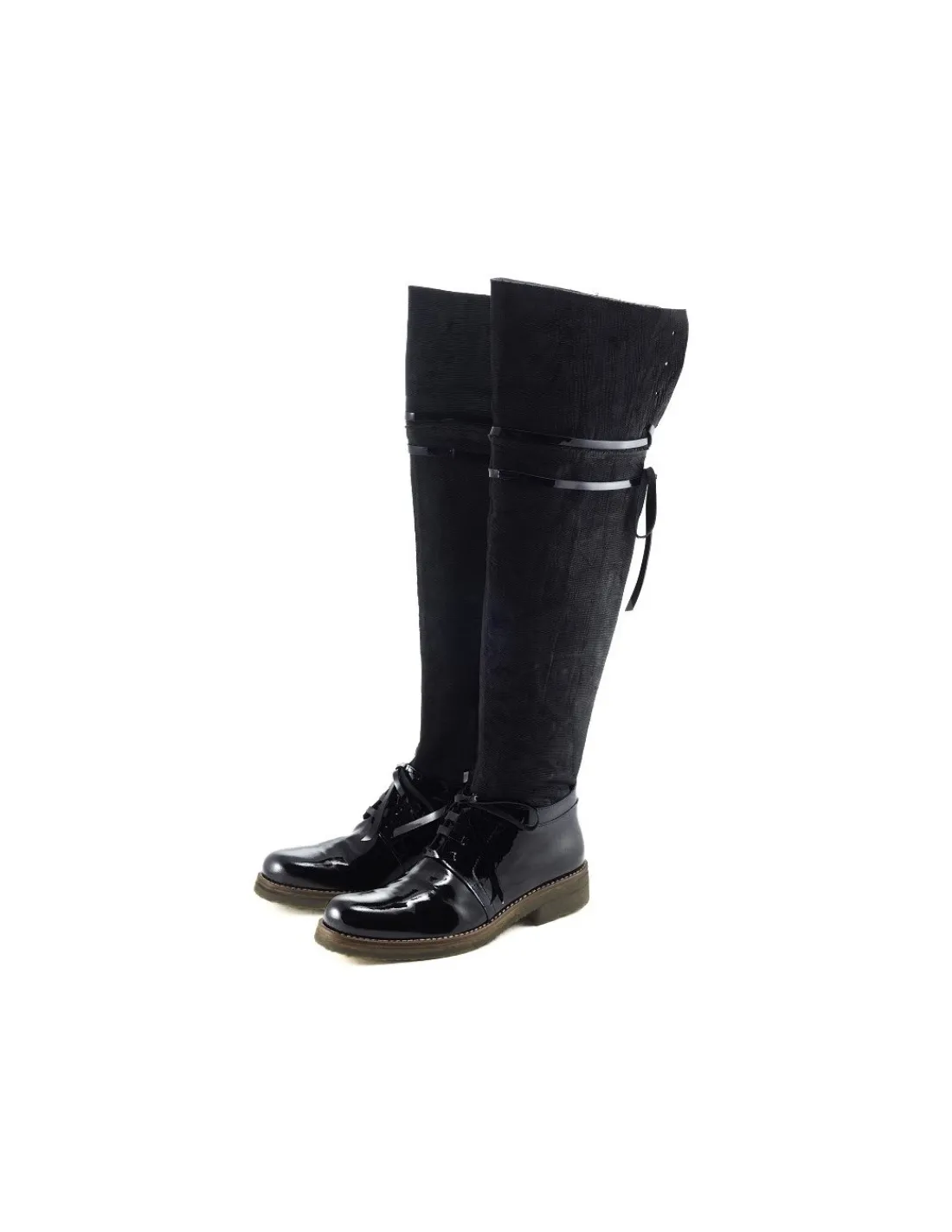 c_doux__kozaki_muszkieter_5.webp Damskie C.doux c. DOUX kozaki, muszkieterki z naturalnej skory zamszowej i lakierowanej na krepie