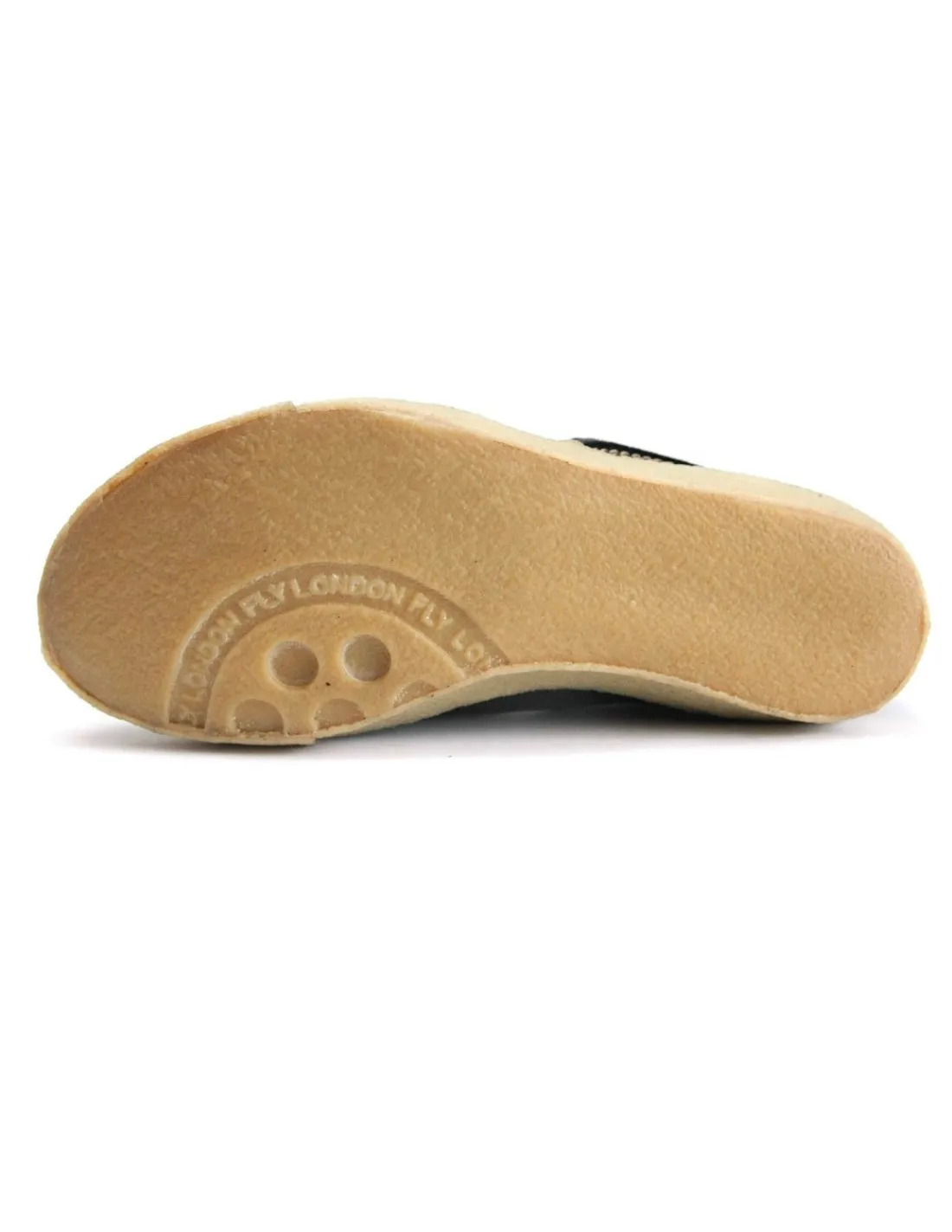 fly_london__polbuty_sznur_5.webp Damskie Fly London polbuty sznurowane czarne zamszowe stebnowane biala nicia na zelowkach z kauczuku