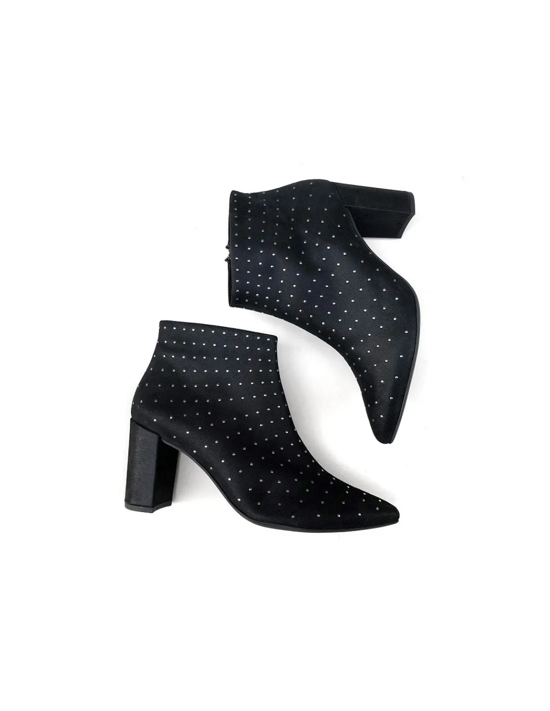 hogl_botki_ze_skory_nubuk_4.webp Damskie HOGL botki ze skory nubuk z malutkimi dzetami od Swarovski, z noskiem w szpic na wygodnych stabilnych obcasach