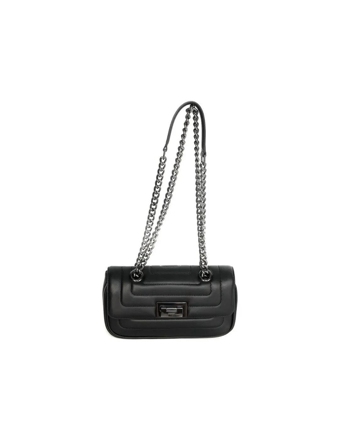 hogl_torebka_pikowana_nat_4.webp HOGL torebka pikowana naturalna czarna skora i lancuch w kolorze srebra