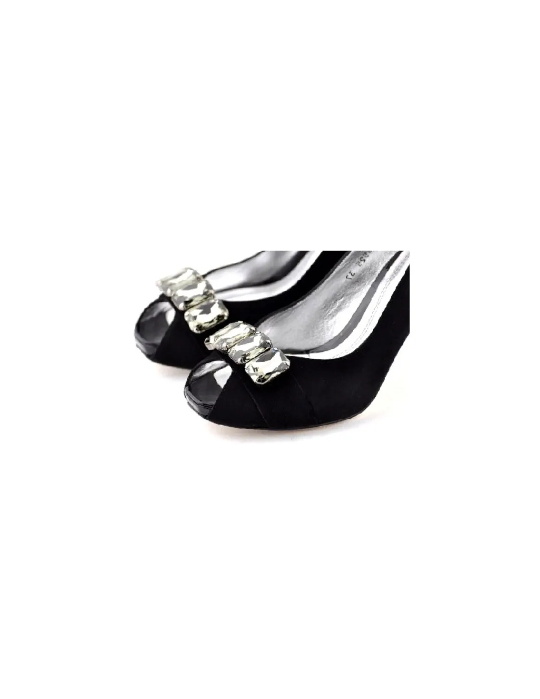 luxax_czolenka_okazjonaln_6.webp Damskie Luxax czolenka okazjonalne, zamsz, szpilki krysztaly Swarovski