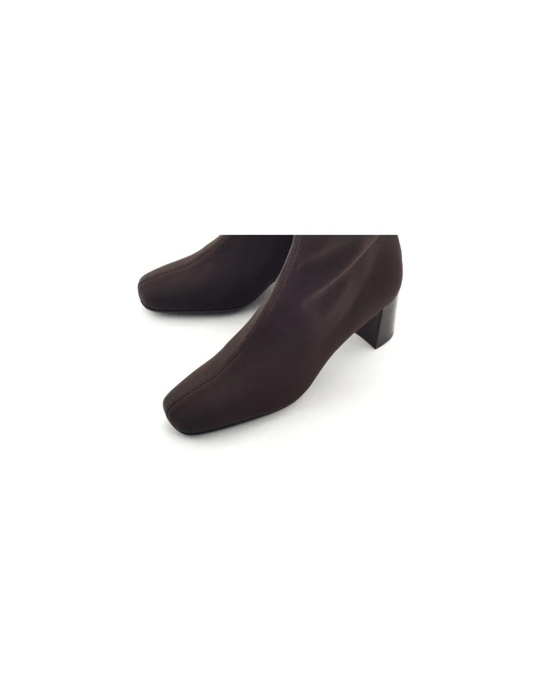 mascaro__botki_stretch_w__2.webp Damskie Mascaro botki stretch w brazowym kolorze na stabilnych obcasach, latwe zakladanie bez zamka