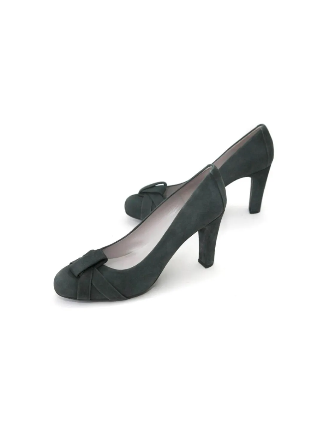 unisa_czolenka_z_ozdoba_n_3.webp Damskie Unisa czolenka z ozdoba, naturalna skora, grafitowy zamsz